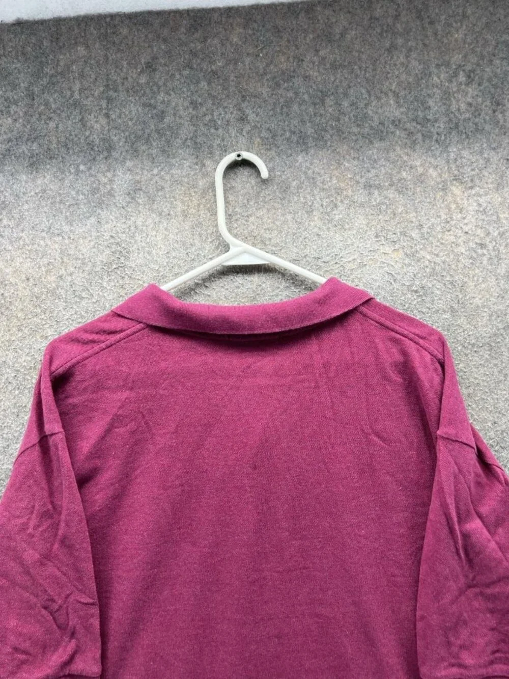 Polo Ralph Lauren Polo Shirt Men 2XL Purple Pony Cotton Casual Solid Knit